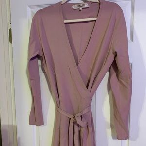 DVF Mauve Wrap Dress
